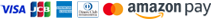 各種クレジット・amazonpay使えます