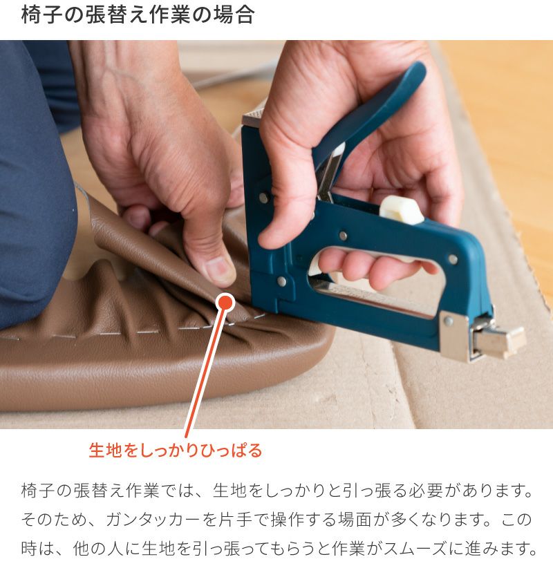 【張替使用品】イタリア製ゴブラン椅子 ガンタッカー 椅子の張替に ダイニングチェア 椅子 食堂椅子 学習