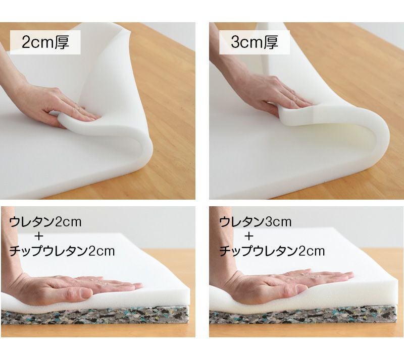 ウレタン【3cm厚】ベンチサイズ
