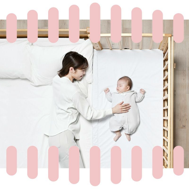 ベビーベッド そいねーるAD ラージ マットレス付き キャスター付き