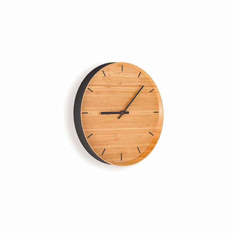 時計 TEORI 竹のウォールクロック WALL CLOCK ナチュラル ウレタン塗装