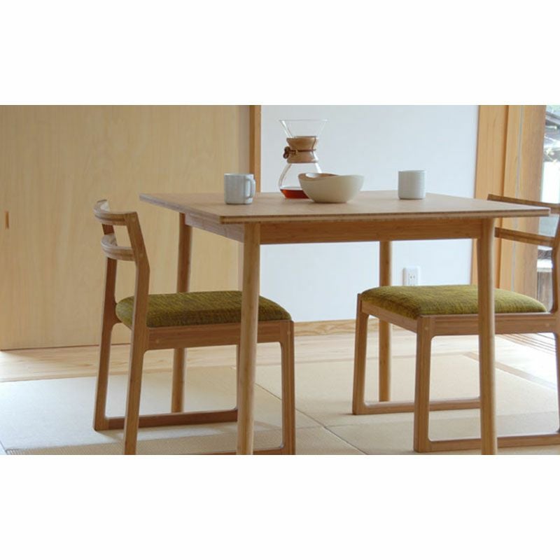 テーブル TEORI 竹のダイニングテーブル SQUARE TABLE シンプル 天然木