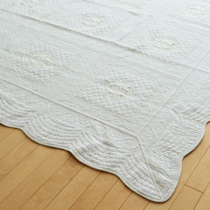 マルチカバー romanice 200×200 Z024 キルトカバー 綿100% オフ