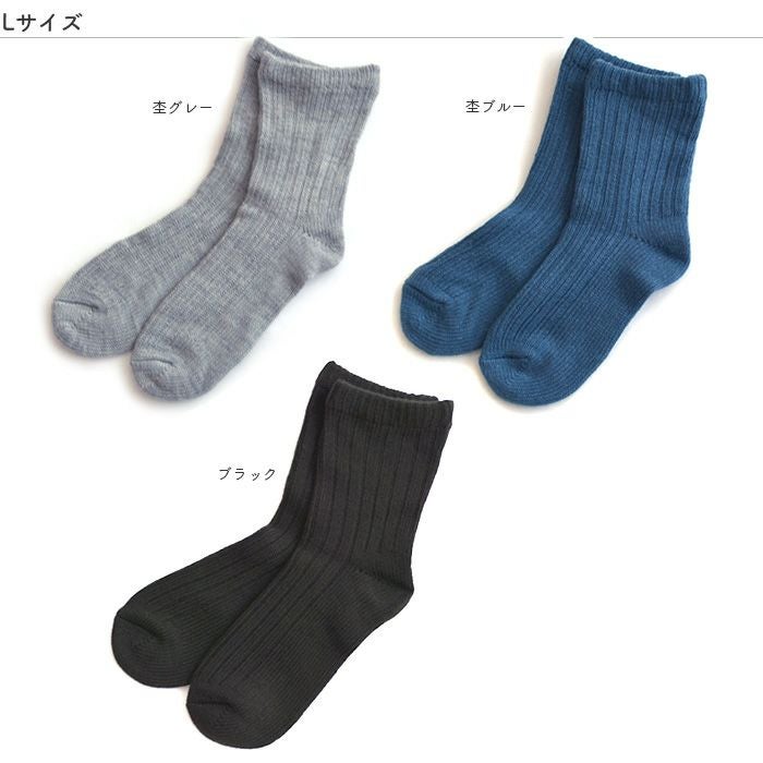 シルクとウール 2重ソックスN Lサイズ 絹 冷え取り 靴下 メンズ