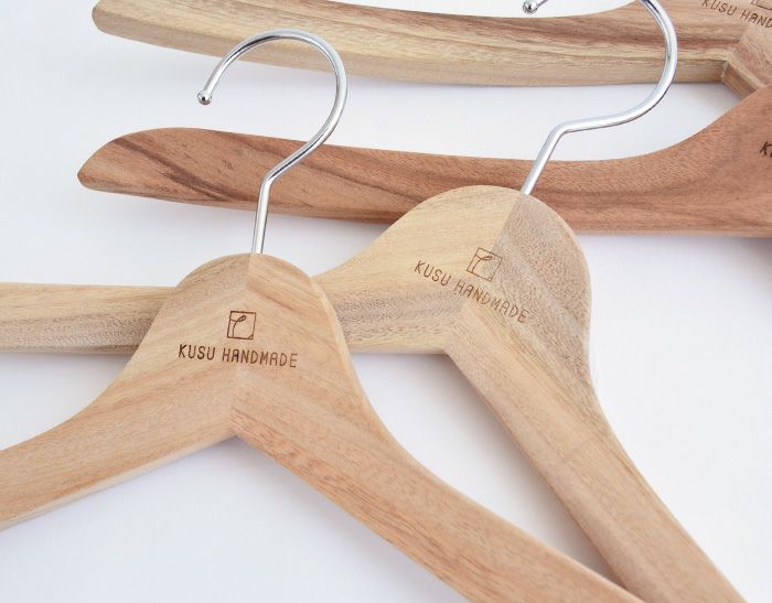 KUSU HANDMADE シャツハンガー 38cm 42cm | Bigmories オンラインショップ