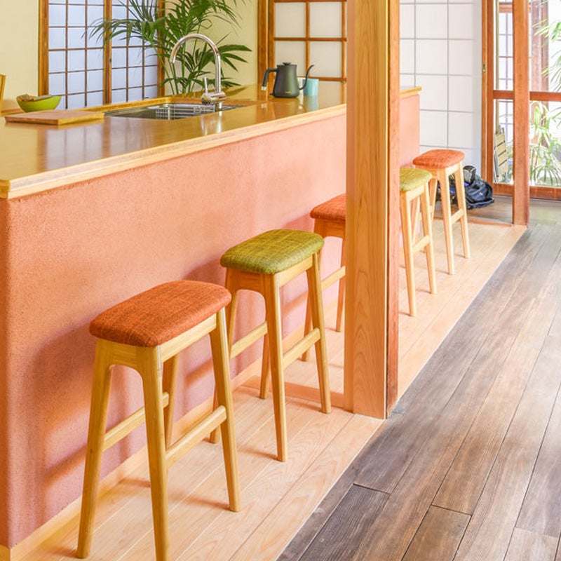 椅子 TEORI 竹のスツール KITCHEN STOOL T-KS キッチンスツール 木製