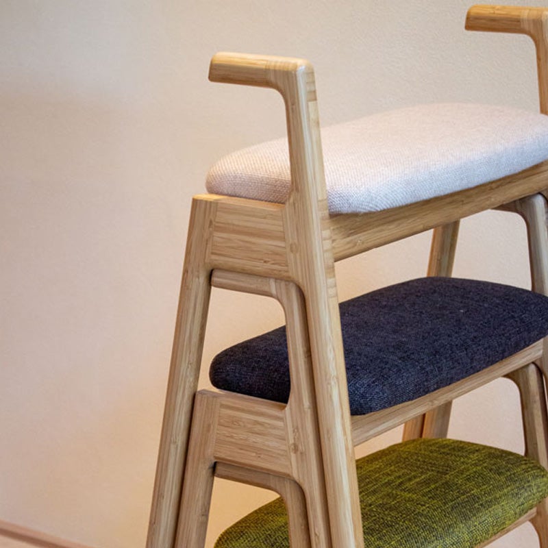 椅子 TEORI 竹のスツール UP STOOL T-US スツール 持ち手 アーム付き